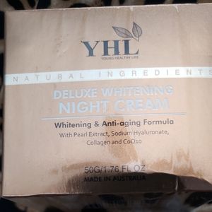 Anti-aging skin whitening night cream